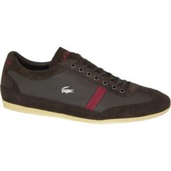 Lacoste Misano 22 Lcr srm2146176 39,5 Brązowe. Brązowe buty sportowe męskie marki Lacoste, ze skóry. W wyprzedaży za 399,99 zł.