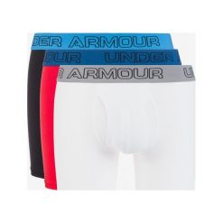 Under Armour Charged Cotton® Stretch 6” 3-pack Bokserki Niebieski Czerwony Biały. Czerwone bokserki męskie Under Armour, bez wzorów, z elastanu. Za 188,95 zł.
