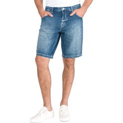 Armani Exchange Szorty Niebieski. Niebieskie spodenki i szorty męskie z elastanu. Za 473,95 zł.