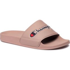 Klapki CHAMPION - M-Evoscript S10832-F19-PS013 Triple Pink. Różowe klapki damskie Champion, bez wzorów, z tworzywa sztucznego, bez obcasa. Za 109,00 zł.
