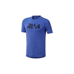 T-shirty z krótkim rękawem Reebok Sport Koszulka Running ACTIVCHILL. Niebieskie koszulki męskie Reebok Sport, s, bez wzorów, bez kołnierzyka, z krótkim rękawem, krótkie. Za 169,00 zł.