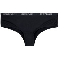 Bokserki Emporio Armani Underwear 163225 CC235 00020. Czarne bokserki damskie Emporio Armani Underwear, s, bez wzorów. W wyprzedaży za 89,00 zł.