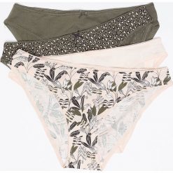 Etam - Figi Marina (4-pack). Zielone majtki damskie Etam, s, z bawełny. W wyprzedaży za 49,90 zł.