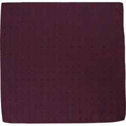 Elegancka, Męska Poszetka - ALTIES - Fiolet w Drobny Groszek POSZALTTANIA0076. Poszetki męskie Alties, w grochy, z materiału, eleganckie. Za 16,90 zł.