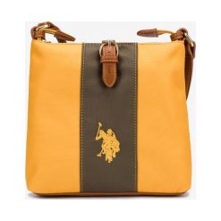 U.S. Polo Assn Patterson Cross body bag Żółty. Żółte torebki klasyczne damskie U.S. Polo Assn., w paski, z materiału, bez dodatków. Za 274,95 zł.