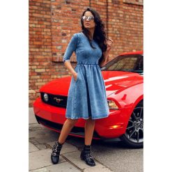 Kobieca jeansowa sukienka jeans TALLIS. Niebieskie sukienki na komunię marki Lemoniade, z jeansu. Za 169,90 zł.