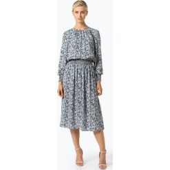 Marie Lund - Sukienka damska – Coordinates, niebieski. Niebieskie sukienki damskie z falbanami marki Marie Lund, midi. Za 499,95 zł.