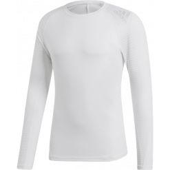 Koszulka do biegania męska ADIDAS ALPHASKIN SPORT TEELS WHITE/PRINT / CZ9142. Białe koszulki męskie Adidas, m, bez wzorów, bez kołnierzyka, bez rękawów, do biegania. Za 112,99 zł.