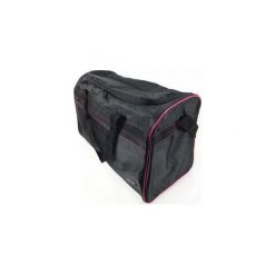 Torba sportowa Semi-Line BSL49 czarno-różowa. Różowe torby podróżne marki Semi-line, z poliesteru. Za 14,99 zł.
