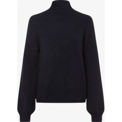 Minimum - Sweter damski z dodatkiem moheru – Kilta, niebieski. Niebieskie swetry damskie Minimum, s, bez wzorów, z wełny, bez rękawów, bez kaptura. Za 359,95 zł.