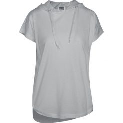 Bluzki asymetryczne: Urban Classics Ladies Sleeveless Jersey Hoody Koszulka damska szary