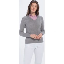 Jimmy Sanders sweter damski 19W XXL szary. Szare swetry damskie Jimmy Sanders, xxl, bez wzorów, bez rękawów, bez kaptura. Za 169,00 zł.