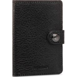 Mały Portfel Męski SECRID - Miniwallet MVg Black. Czarne portfele męskie Secrid, bez wzorów, ze skóry. Za 289,00 zł.