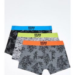 3 pack bokserek - Szary. Szare bokserki męskie Cropp, bez wzorów. Za 59,99 zł.