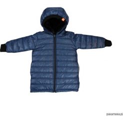 Kurtka zimowa - granatowy. Niebieskie kurtki chłopięce Pakamera, na zimę, bez wzorów, z polaru, krótkie, bez kaptura. Za 229,00 zł.