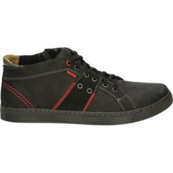 Botki męskie - 0343 CRA NERO. Czarne botki męskie Venezia, z nubiku. Za 229,00 zł.