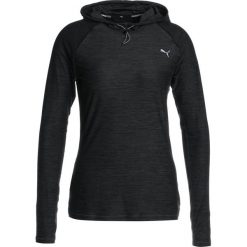 Puma RUN HOODED Koszulka sportowa dark gray heather. Czarne topy sportowe damskie marki Puma, xl, z elastanu. W wyprzedaży za 209,30 zł.
