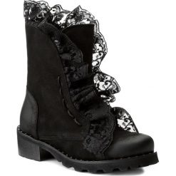 Buty zimowe damskie: Botki R.POLAŃSKI – 0890/K Czarny Nubuk