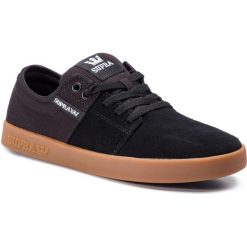 Sneakersy SUPRA - Stacks II 08183-055-M Black/Gum. Czarne sneakersy męskie Supra, bez zapięcia. Za 239,00 zł.