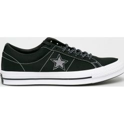 Converse - Tenisówki. Czarne trampki męskie Converse, bez wzorów, z materiału, bez zapięcia. W wyprzedaży za 299,90 zł.