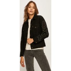 Levi's - Kurtka jeansowa. Czarne kurtki damskie Levi's®, s, bez wzorów, z bawełny, krótkie, bez kaptura. W wyprzedaży za 359,90 zł.