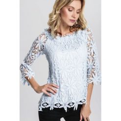 Niebieska Koszula Wishlist. Niebieskie bluzki damskie marki other, s, bez wzorów, bez kołnierzyka, z długim rękawem. Za 69,99 zł.