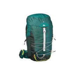 Plecak turystyczny NH100 40 l. Szare plecaki męskie marki QUECHUA, z elastanu. Za 169,99 zł.