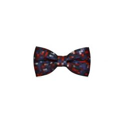 Mucha marthu DRAGON FLY PIXEL m0344. Niebieskie muszki męskie marki Marthu, na imprezę, w paski, z bawełny, eleganckie. Za 89,00 zł.