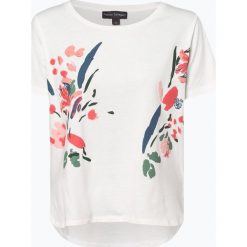 Franco Callegari - T-shirt damski, beżowy. Brązowe t-shirty damskie marki Franco Callegari, z nadrukiem, z bawełny, eleganckie, bez kołnierzyka. Za 89,95 zł.