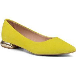 Baleriny L37 - Be Here Z34 Yellow. Żółte baleriny damskie L37, bez wzorów, ze skóry, klasyczne, bez obcasa, na płaskiej podeszwie. Za 639,00 zł.