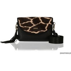 TOREBKA PURO SMART 2421 BROWN GIRAFFE. Brązowe torebki klasyczne damskie Pakamera, bez wzorów, eleganckie, na ramię, bez dodatków. Za 110,00 zł.