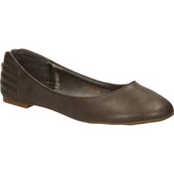 BALERINY CASU 999-28. Brązowe baleriny damskie Casu, bez wzorów, bez obcasa. Za 19,99 zł.