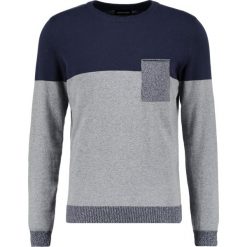 Swetry klasyczne męskie: YOURTURN Sweter mottled grey/dark blue