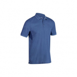 Koszulka polo do golfa 900 męska. Czarne koszulki polo marki KALENJI, m, z materiału, bez rękawów. Za 79,99 zł.