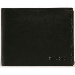 Samsonite - Portfel skórzany. Pomarańczowe portfele męskie Samsonite, bez wzorów, z poliesteru. Za 239,90 zł.