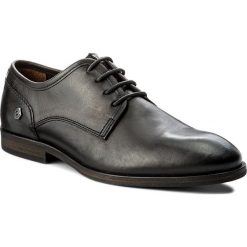 Półbuty TOMMY HILFIGER - DENIM Jack 2A FM0FM00794 Black 990. Czarne buty wizytowe męskie marki TOMMY HILFIGER, ze skóry, na sznurówki. W wyprzedaży za 339,00 zł.