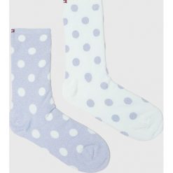 Tommy Hilfiger - Skarpetki (2-pack). Różowe skarpetki damskie marki TOMMY HILFIGER, l, z bawełny. W wyprzedaży za 39,90 zł.
