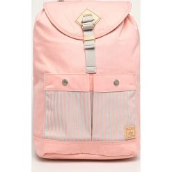 Doughnut - Plecak Montana Stripe. Różowe plecaki damskie Doughnut, z nadrukiem, z nylonu. Za 299,90 zł.