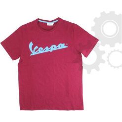 Tshirt męski Vespa claret rozmiar M. Czerwone t-shirty męskie Vespa, m, bez wzorów, bez kołnierzyka. Za 151,40 zł.