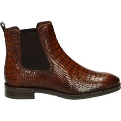 Botki - 86B001 CUO252. Brązowe botki damskie skórzane marki Venezia. Za 279,00 zł.