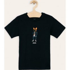 Jack & Jones - T-shirt dziecięcy 128-164 cm. Białe t-shirty chłopięce z nadrukiem, z bawełny. Za 59,90 zł.