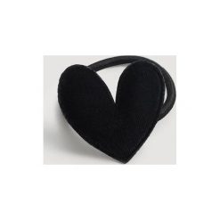 Mango Kids - Gumka do włosów dziecięca Coeur. Czarne ozdoby do włosów Mango Kids. Za 19,90 zł.