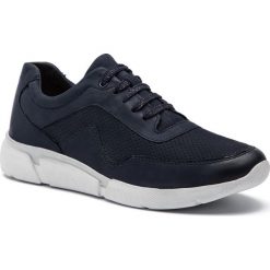 Sneakersy MARCO TOZZI - 2-23777-22 Navy 805. Niebieskie półbuty damskie Marco Tozzi, ze skóry. W wyprzedaży za 199,00 zł.
