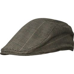 Brązowy Lniany Letni Męski Kaszkiet, Przewiewny, Wakacyjny -EM Men's Accessories- w Kratkę CPAEMACSKASZKIET5102. Pomarańczowe kaszkiety męskie Em men's accessories, w kratkę, ze lnu, wakacyjne. W wyprzedaży za 47,20 zł.