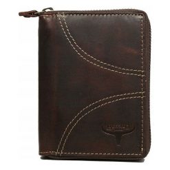 Portfel męski skórzany Buffalo Wild N4Z-HP-4. Pomarańczowe portfele męskie BUFFALO WILD, bez wzorów, ze skóry. Za 69,90 zł.