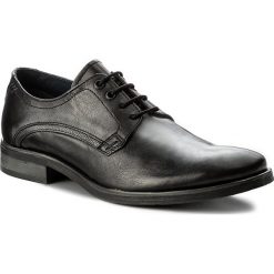 Półbuty CANGURO - A025-113 Nero/Nero. Czarne buty wizytowe męskie marki Canguro, ze skóry. W wyprzedaży za 159,00 zł.
