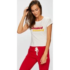 Tally Weijl - Top. Czerwone topy damskie marki TALLY WEIJL, l, z dzianiny, z krótkim rękawem. Za 29,90 zł.