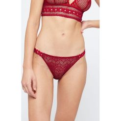 Etam - Figi Petale. Czerwone majtki damskie Etam, z elastanu. Za 69,90 zł.