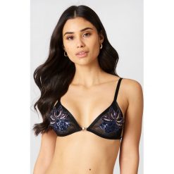Biustonosze: For Love & Lemons Biustonosz z cekinami Emma – Black