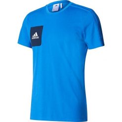 Koszulki sportowe męskie: Adidas Koszulka męska Tiro 17 Tee niebieski r. M (BQ2660)